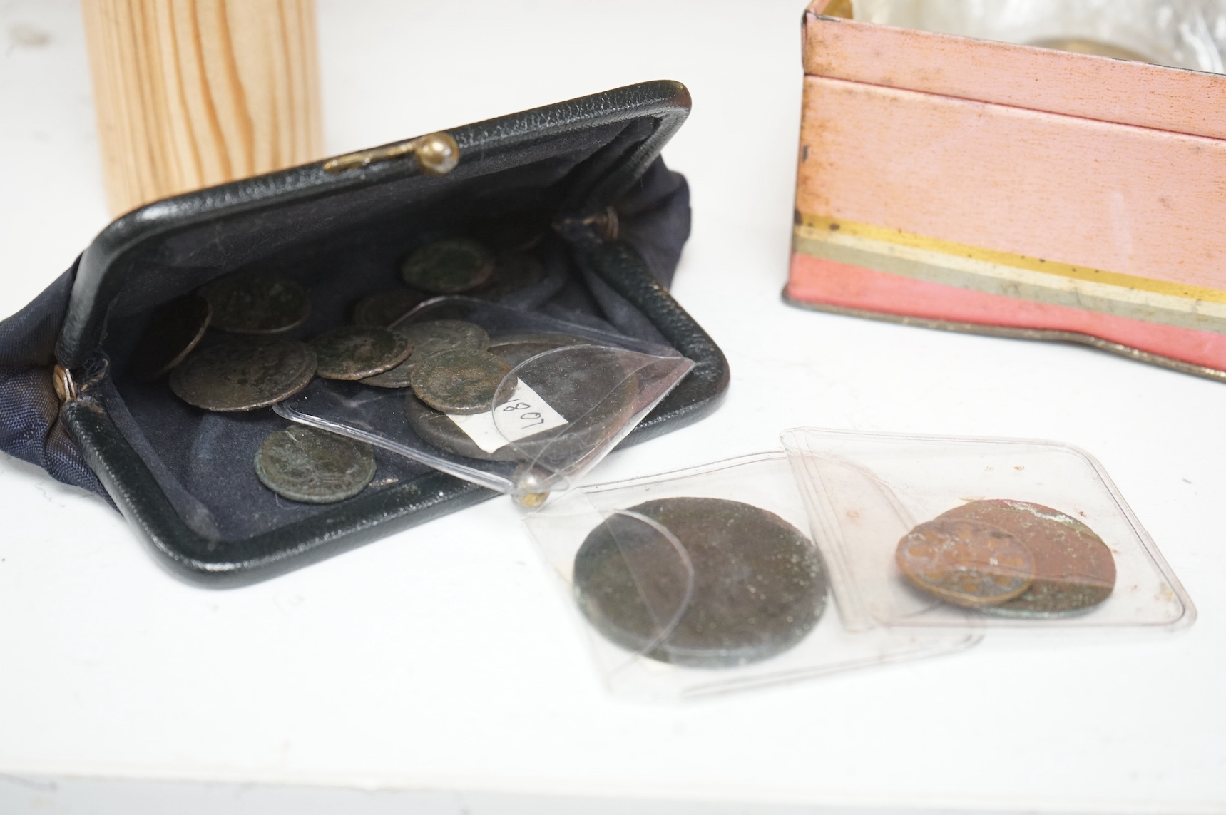 British coins, Stuart to modern, including George V, two crowns, 1935, George III, two worn crowns, George II sixpence, 1746, William III shilling, James II silver 4d, James I silver shilling etc.